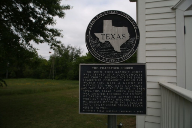 Frankford Church Historical Marker