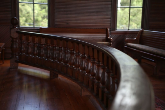 Interior altar railing - Frankford Church