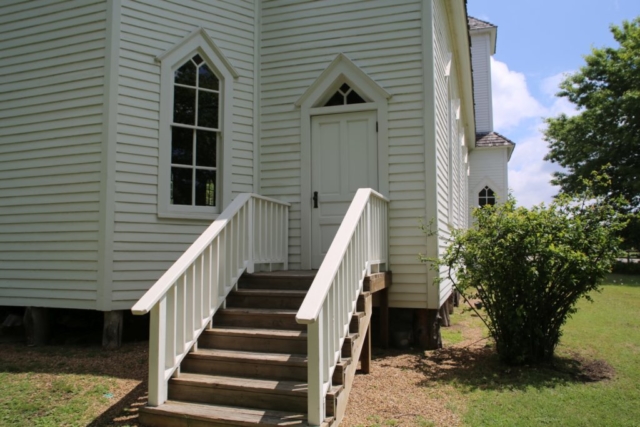 Back side of Frankford Church