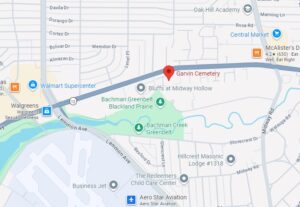 Garvin Cemetery Map